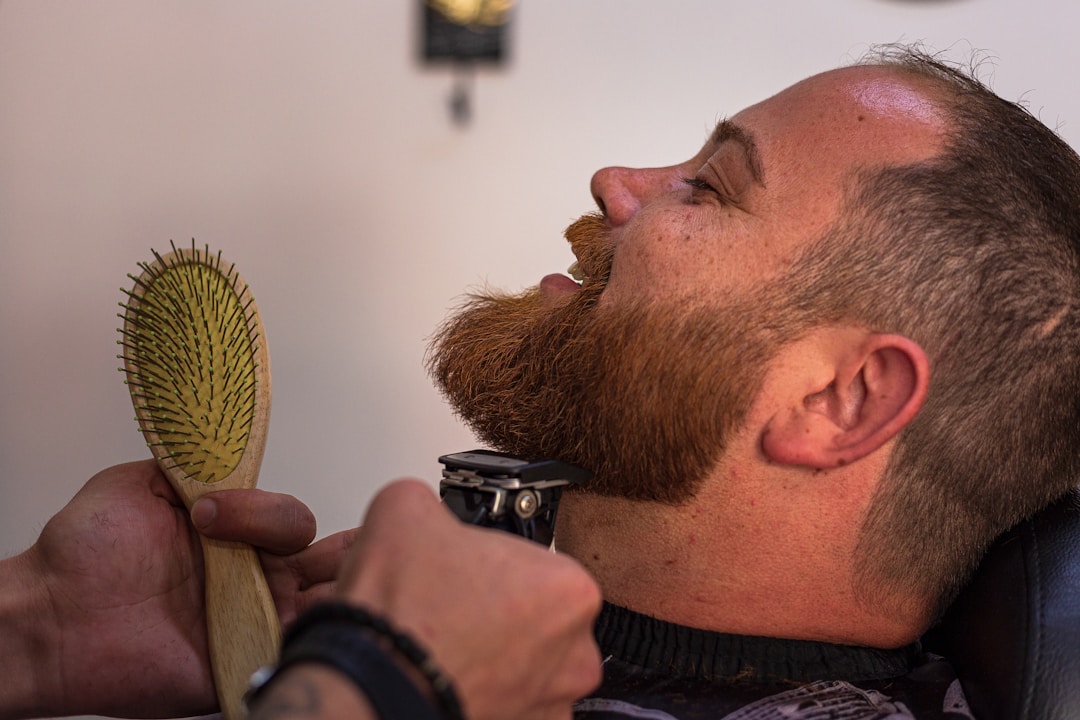 Professional beard trimming and grooming service at DIDA NYC Hair Studio Queens