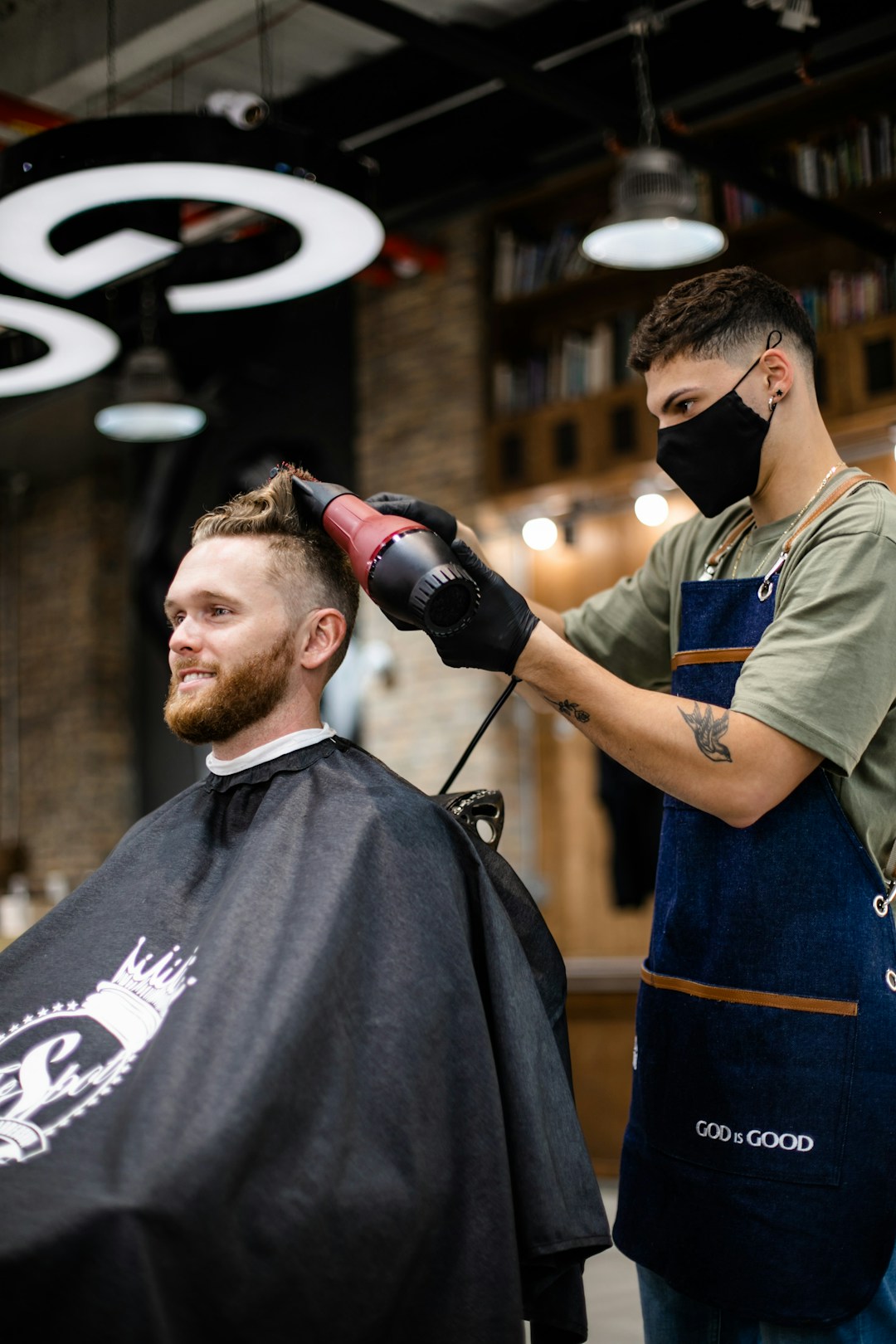 Long top low fade styling products and tools