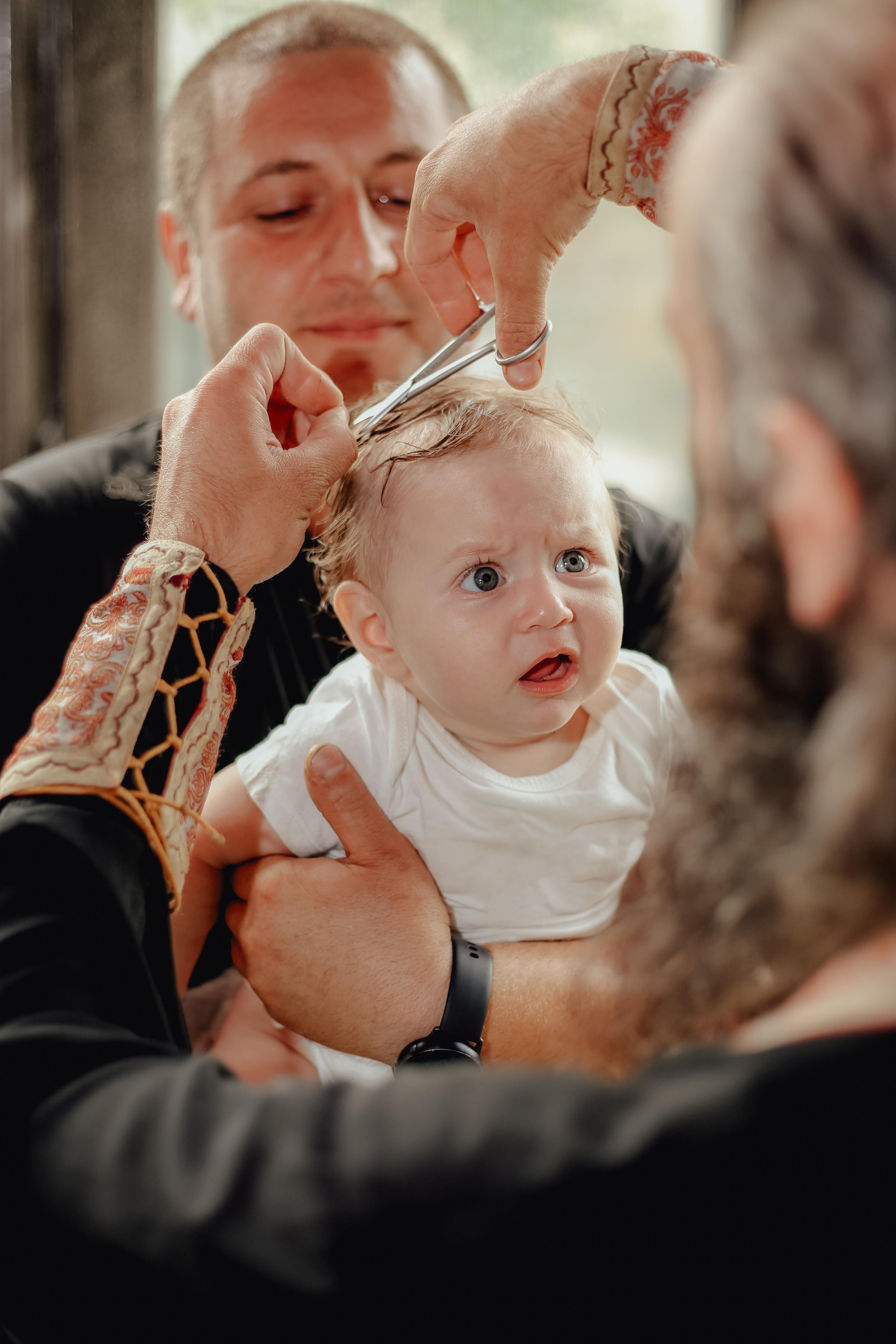 Baby's first haircut at DIDA Hair Studio - gentle and patient service