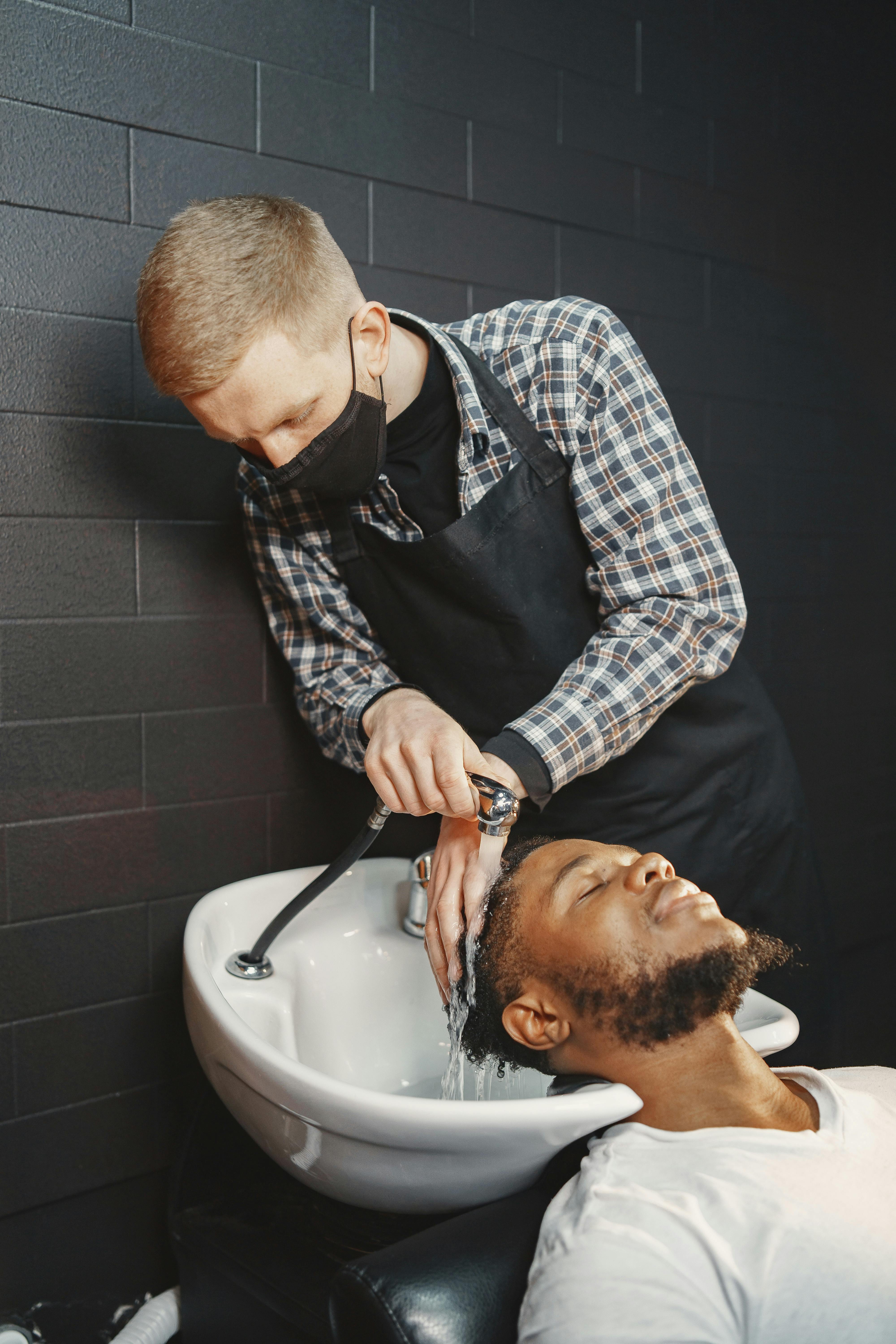 Professional shampoo service at DIDA Hair Studio